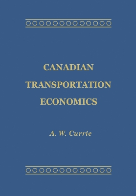 Canadian Transportation Economics book