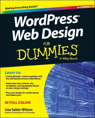 Wordpress Web Design for Dummies, 3rd Edition book