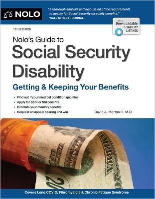 Nolo's Guide to Social Security Disability: Getting & Keeping Your Benefits book