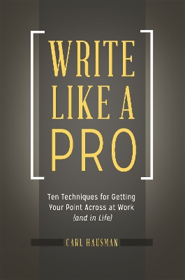 Write Like a Pro book