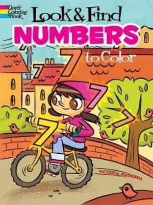 Look & Find Numbers to Color book