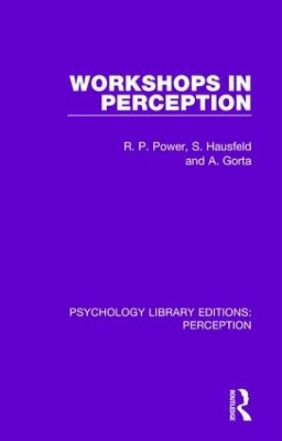Workshops in Perception book