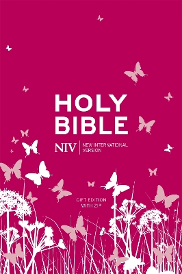 NIV Pocket Pink Soft-tone Bible with Zip book