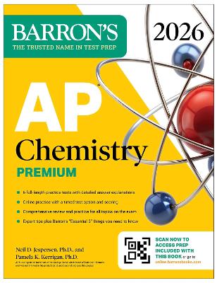 AP Chemistry Premium, 2026: Prep Book with 6 Practice Tests + Comprehensive Review + Online Practice by Neil D. Jespersen