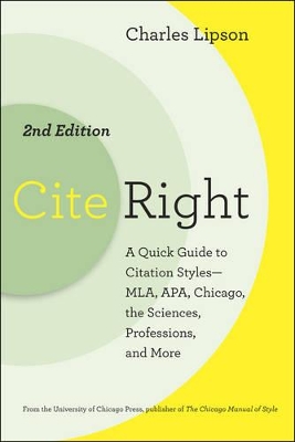 Cite Right book