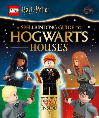 LEGO Harry Potter A Spellbinding Guide to Hogwarts Houses: With Exclusive Percy Weasley Minifigure book