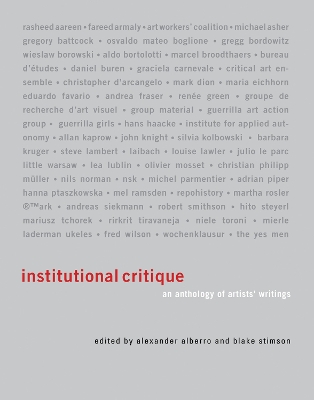 Institutional Critique book