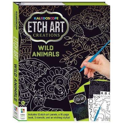 Kaleidoscope Etch Art Creations: Wild Animals and More by Hinkler Pty Ltd