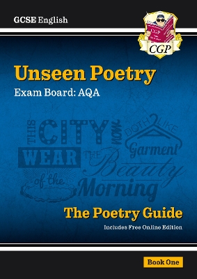 New Grade 9-1 GCSE English Literature AQA Unseen Poetry Guide - Book 1 book