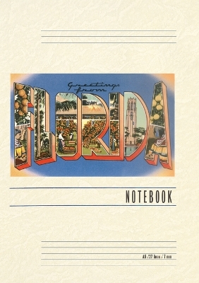 Vintage Lined Notebook Greetings from Florida book