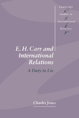 E. H. Carr and International Relations book