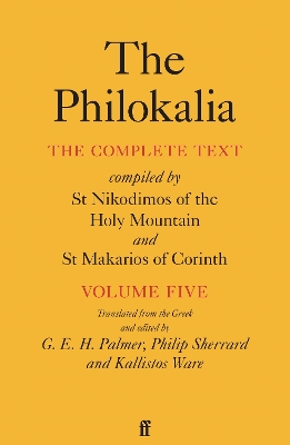 The Philokalia Vol 5 book