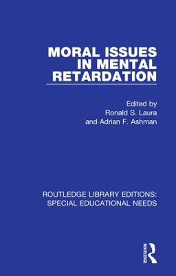 Moral Issues in Mental Retardation book