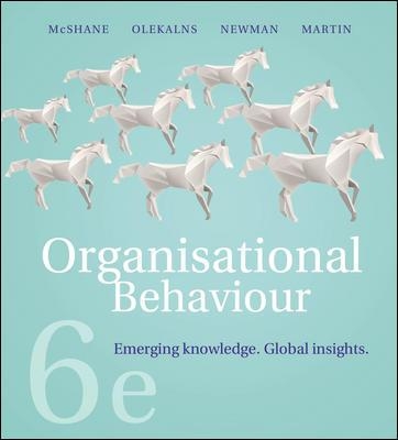 ORGANISATIONAL BEHAVIOUR 6E book