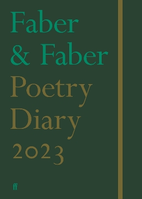 Faber Poetry Diary 2023 book