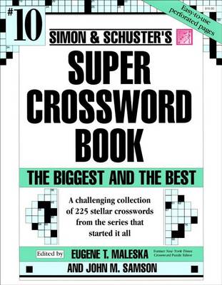 S&s Super Crossword Book#10 book