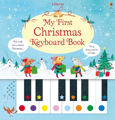 My First Christmas Keyboard book book