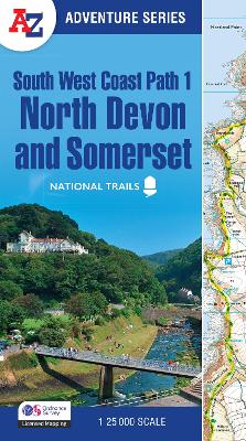 South West Coast Path 1 – North Devon & Somerset: with Ordnance Survey mapping (A-Z Adventure Series) book