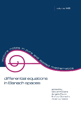 Differential Equations in Banach Spaces book