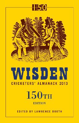Wisden Cricketers' Almanack 2013 book