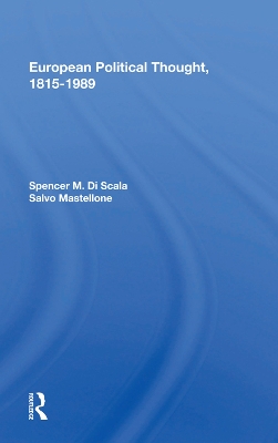 European Political Thought, 1815-1989 book
