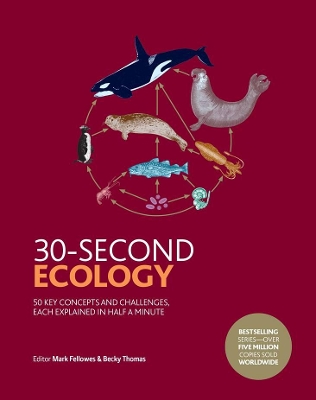 30-Second Ecology: 50 Key Concepts and Challenges, Each Explained in Half a Minute by Mark Fellowes