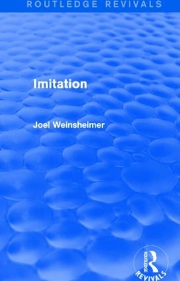 Imitation (Routledge Revivals) book
