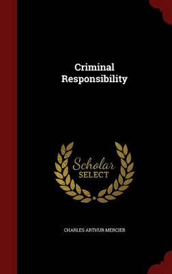 Criminal Responsibility book