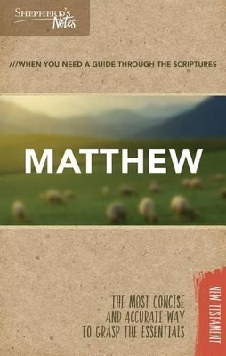 Shepherd's Notes: Matthew book