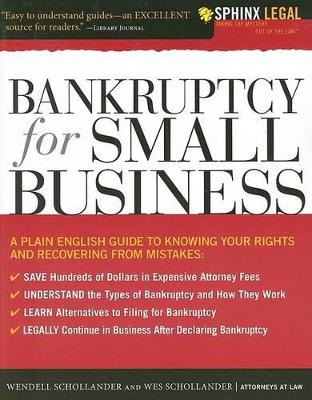 Bankruptcy for Small Business book