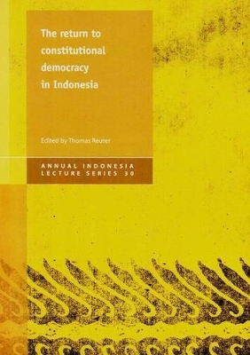 Return to Constitutional Democracy in Indonesia book