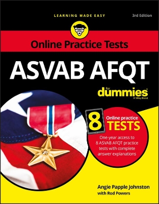ASVAB AFQT For Dummies by Angie Papple Johnston
