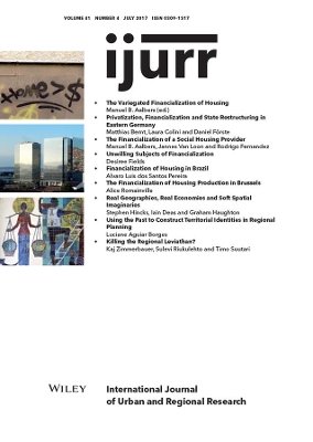 International Journal of Urban and Regional Research, Volume 41 - Issue 4 book