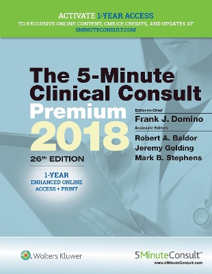 5-Minute Clinical Consult Premium 2018 book