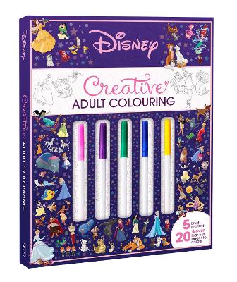 Disney: Adult Colouring Kit book