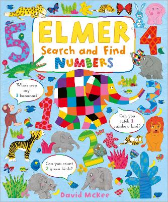 Elmer Search and Find Numbers by David McKee