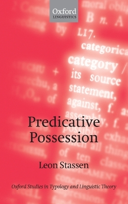 Predicative Possession book