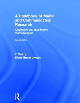 Handbook of Media and Communication Research by Klaus Bruhn Jensen