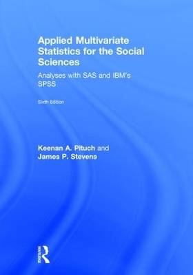 Applied Multivariate Statistics for the Social Sciences book