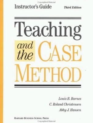 Teaching and the Case Method book