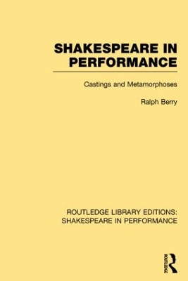 Shakespeare in Performance book