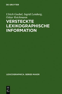 Versteckte lexikographische Information book