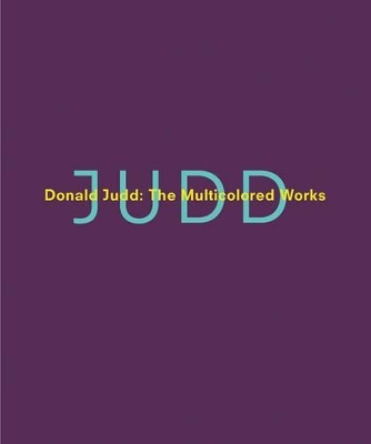 Donald Judd by Donald Judd