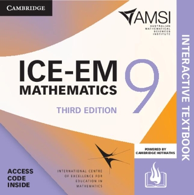 ICE-EM Mathematics Year 9 Digital Card by Peter Brown