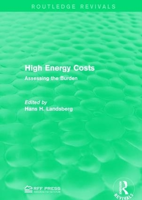 High Energy Costs book