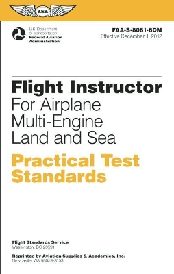 Flight Instructor Practical Test Standards for Airplane Multi-Engine Land and Sea book
