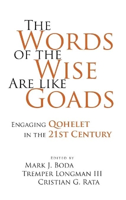 Words of the Wise Are like Goads book