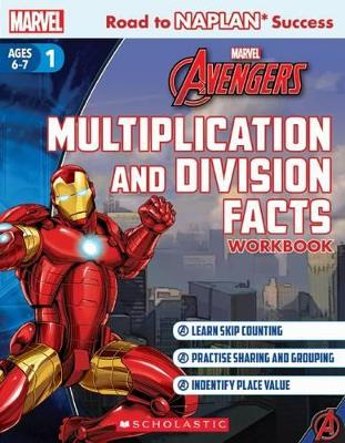 Marvel Workbook: Avengers Level 1 Multiplication and Division Facts book