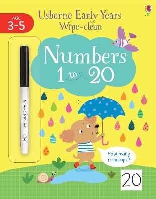 Early Years Wipe-Clean Numbers 1 to 20 book