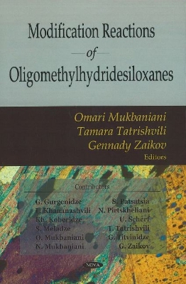 Modification Reactions of Oligomethylhydridesiloxanes book